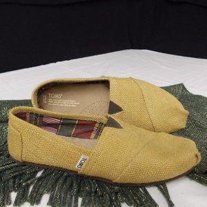TOMS Classic Women's Canvas Slip On Burlap
